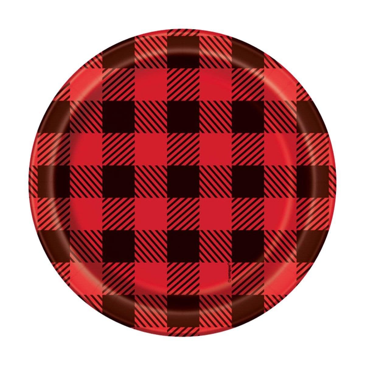 Buy Everyday Entertaining Lumberjack Paper Plates 7 Inches, 8 per Package sold at Party Expert