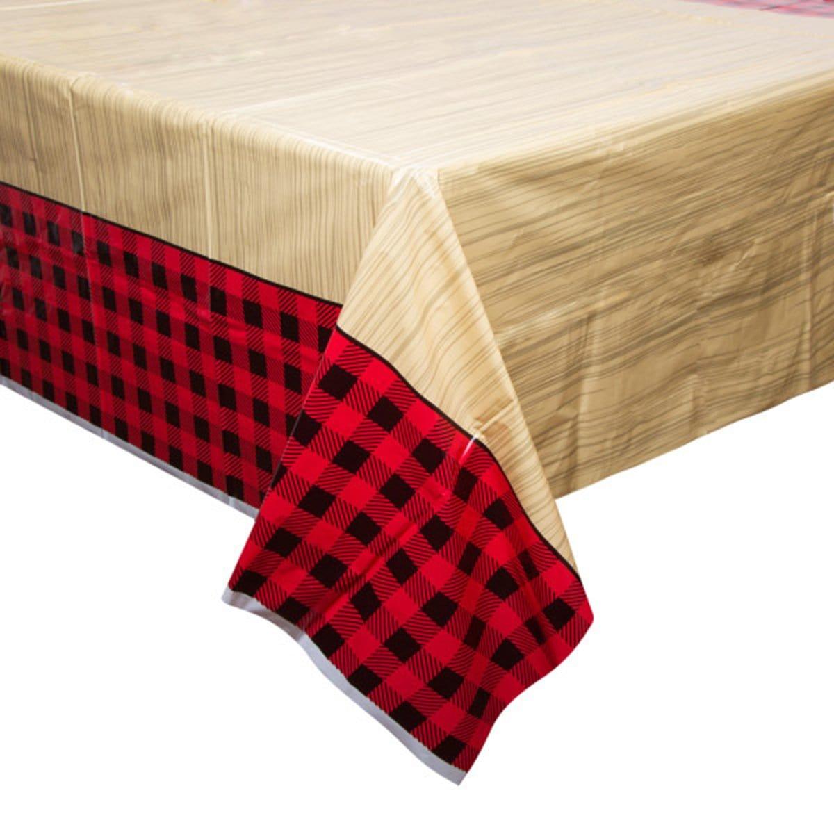 Buy Everyday Entertaining Lumberjack Tablecover sold at Party Expert