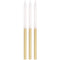UNIQUE PARTY FAVORS General Birthday Metallic Dipped Cake Candles, 5 Inches, 12 Count 011179262595