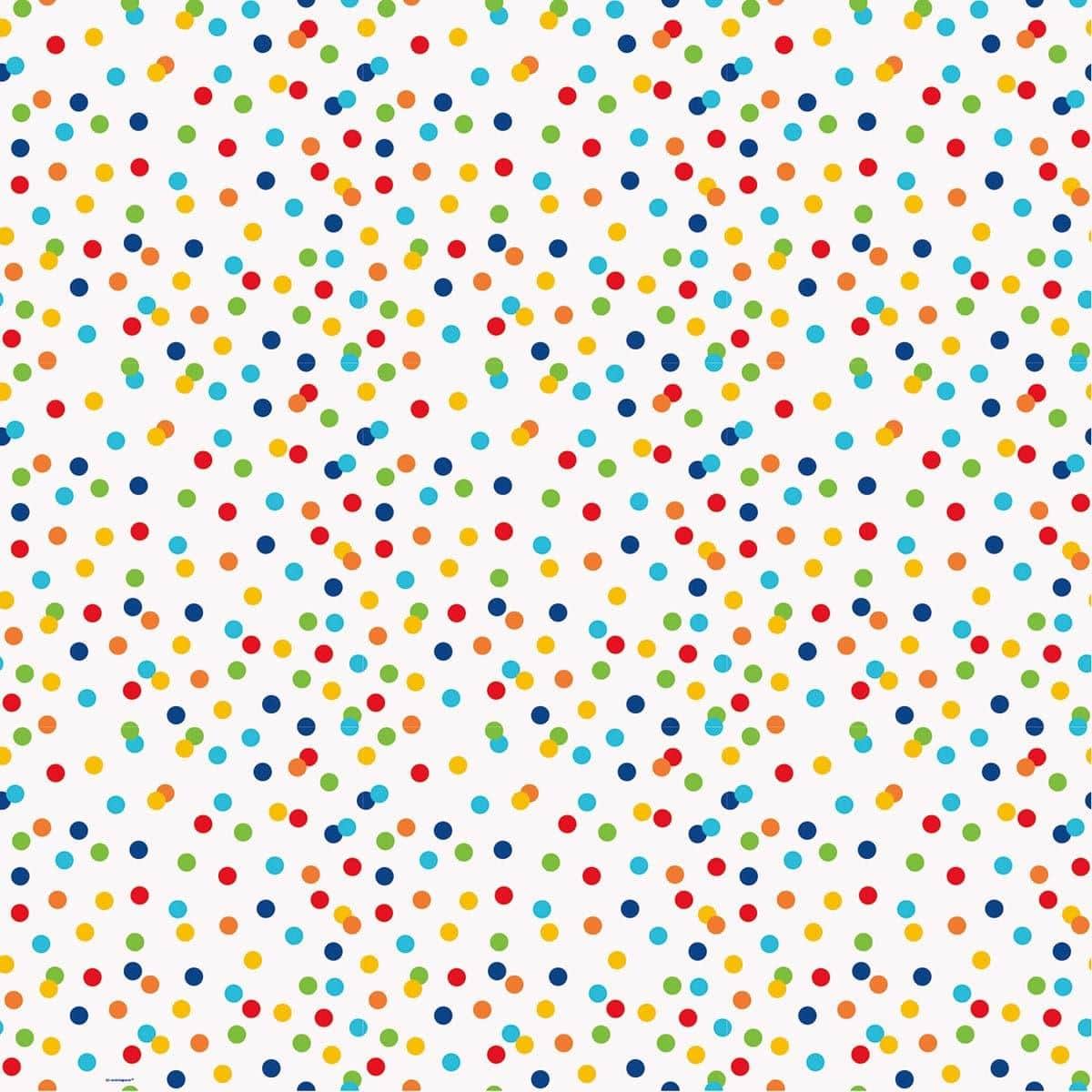 Buy General Birthday Rainbow Polka Dot - Gift Wrap Roll sold at Party Expert