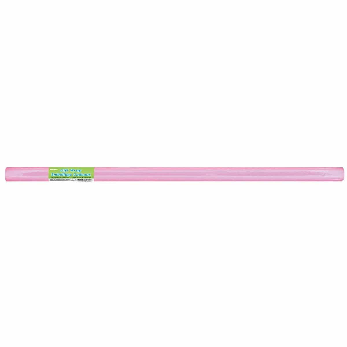 Buy Gift Wrap & Bags Pastel Pink Value Gift Wrap sold at Party Expert