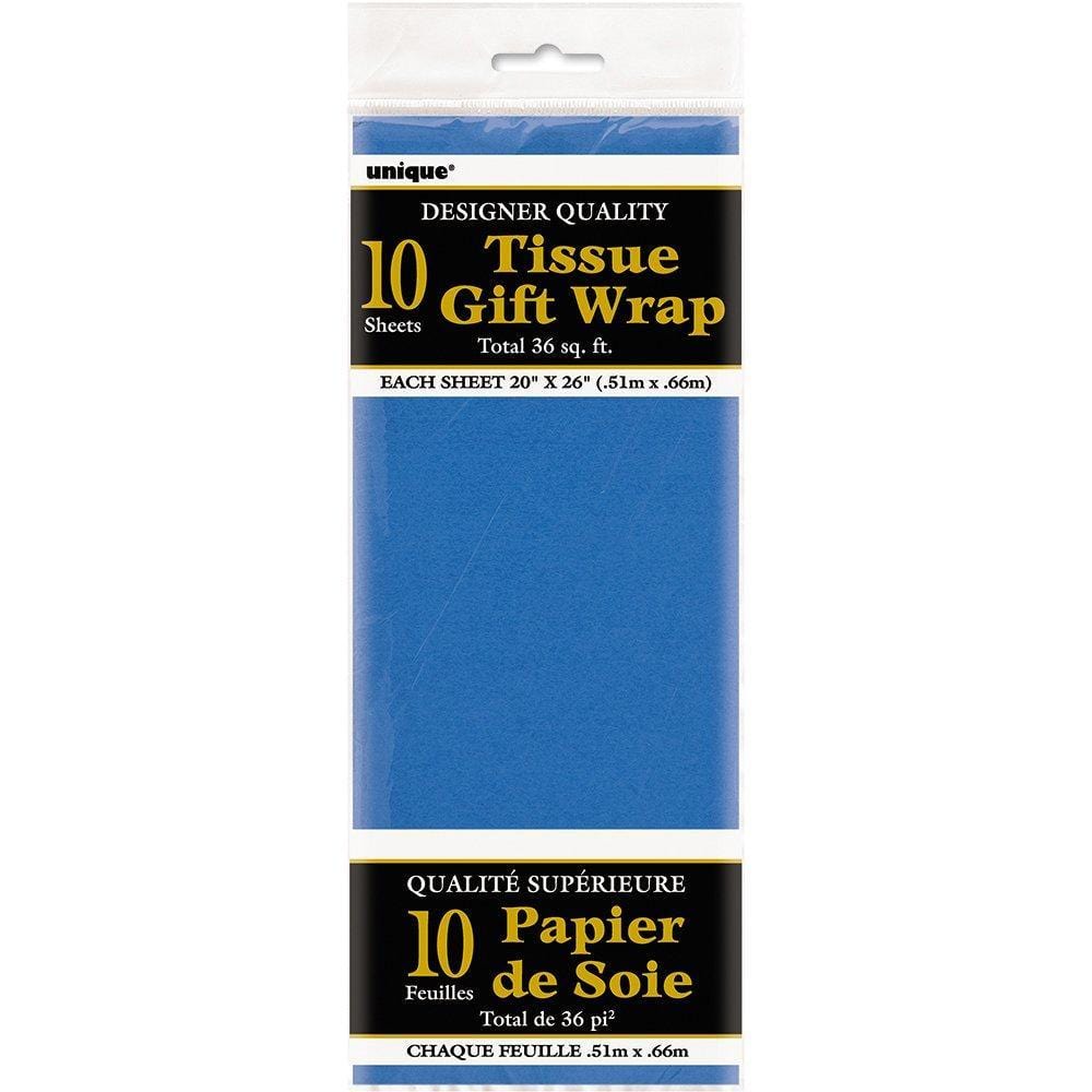 Buy Gift Wrap & Bags Royal Blue Tissue Sheets sold at Party Expert