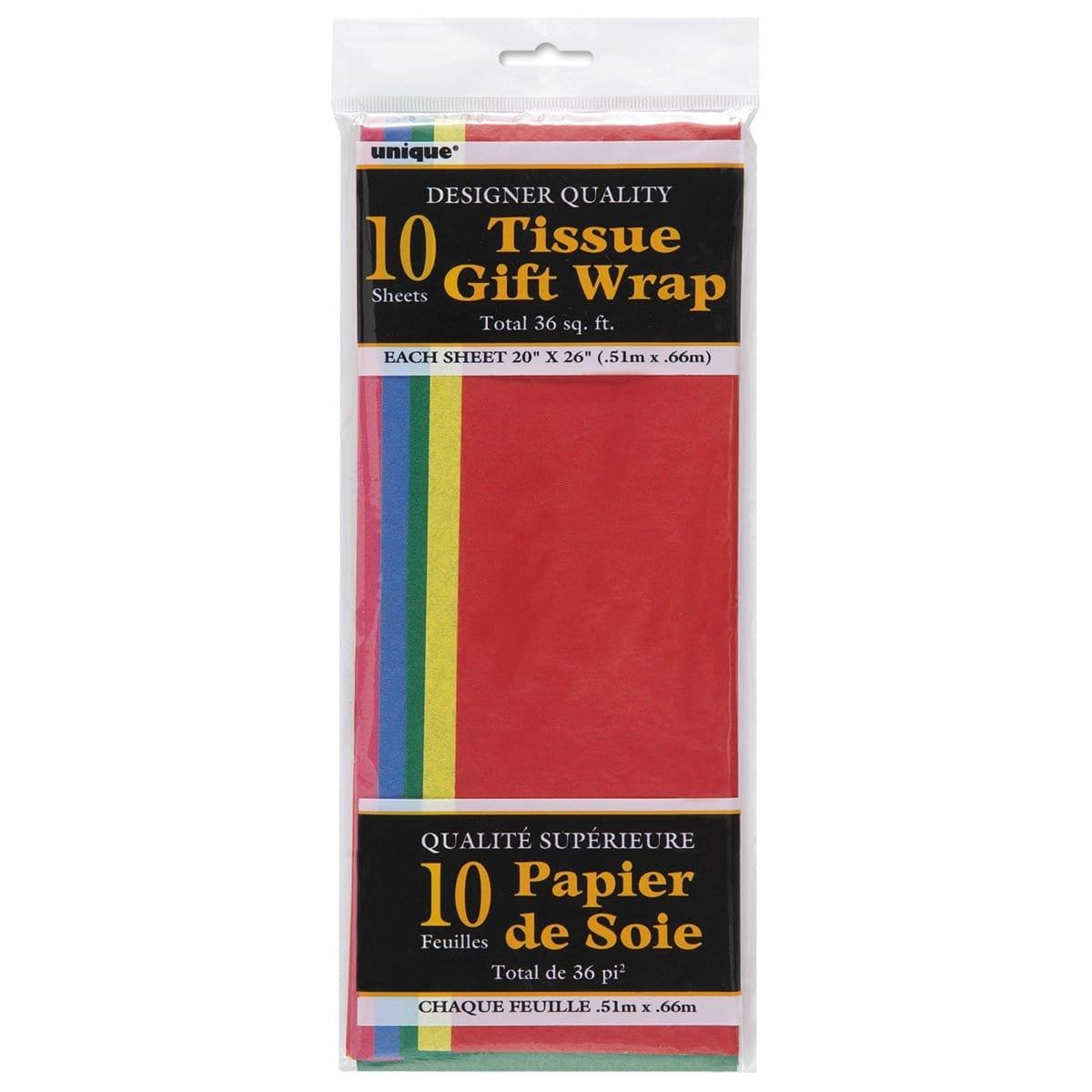 Buy Gift Wrap & Bags Tissue Paper Colors sold at Party Expert