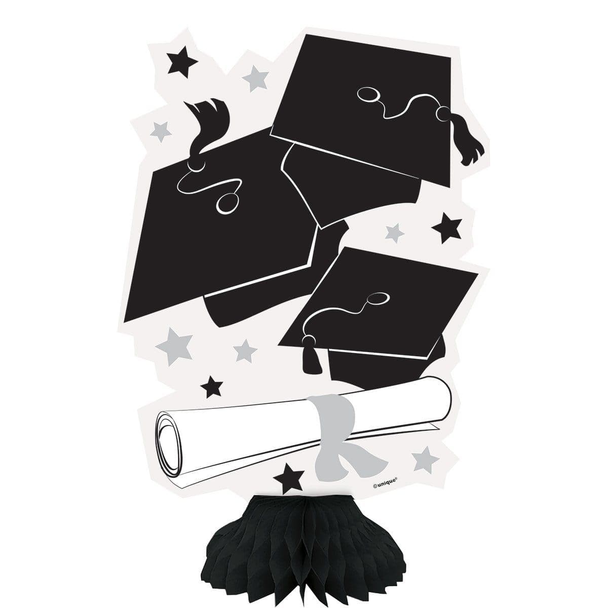 Buy Graduation Grad - Honeycomb Decoration 8 In. 3/pkg. sold at Party Expert
