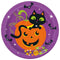 Buy Halloween Cat & Pumpkin Paper Plates 9 Inches, 8 per Package sold at Party Expert