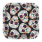 Buy Halloween Day of the Dead Sugar Skulls paper plates 7 inches, 8 per package sold at Party Expert