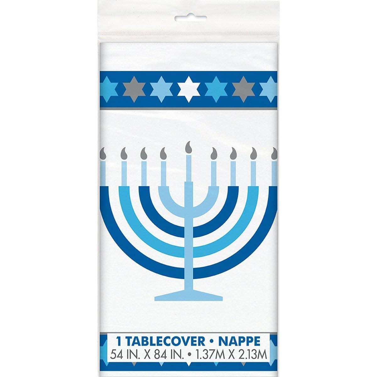 Buy Hanukkah Starry Hanukkah tablecover sold at Party Expert