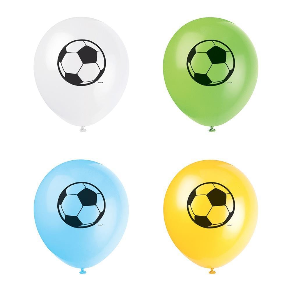Buy Kids Birthday 3D Soccer latex balloons 12 inches, 8 per package sold at Party Expert