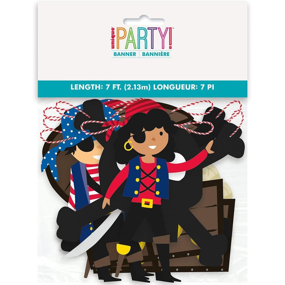 Buy Kids Birthday Ahoy Pirate Garland sold at Party Expert