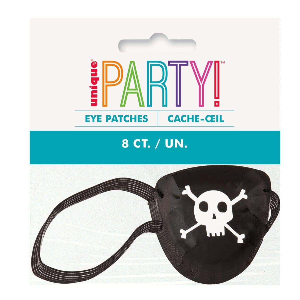 Buy Kids Birthday Ahoy Pirate Pirate Eye Patches, 8 Count sold at Party Expert