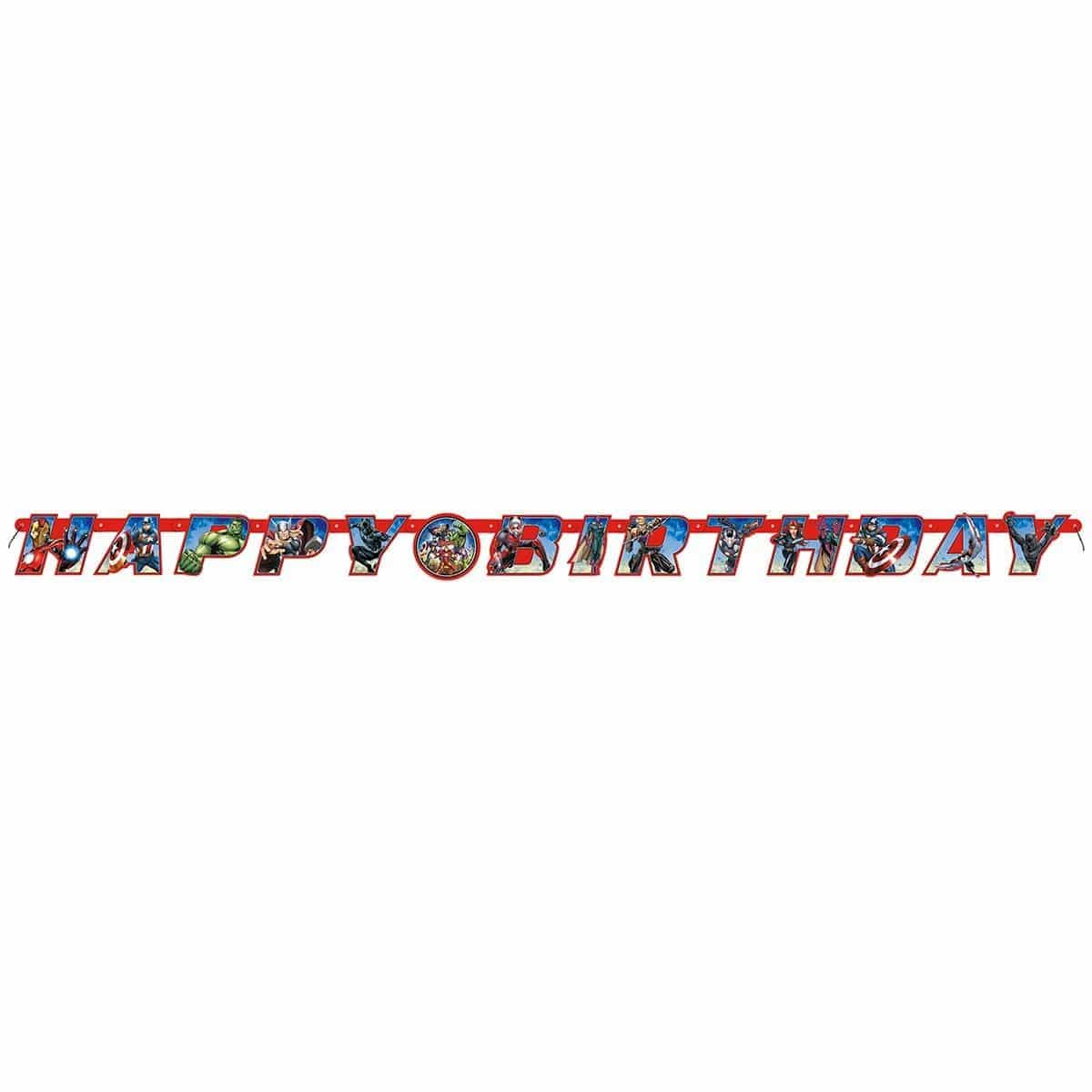 Buy Kids Birthday Avengers Assemble jointed banner sold at Party Expert