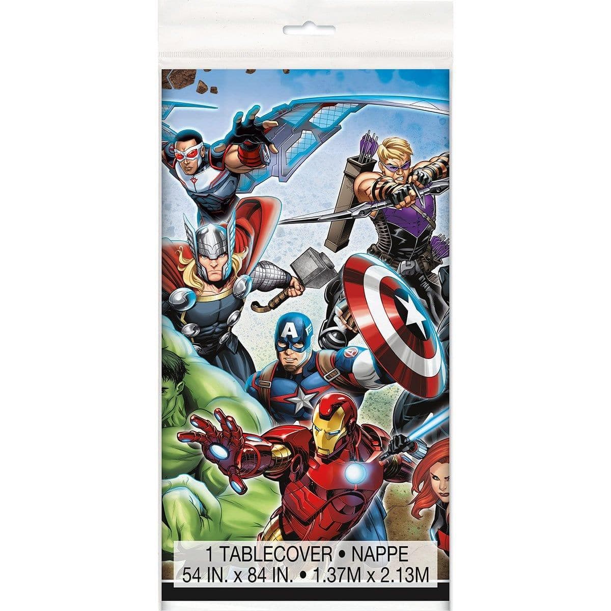 Buy Kids Birthday Avengers Assemble tablecover sold at Party Expert