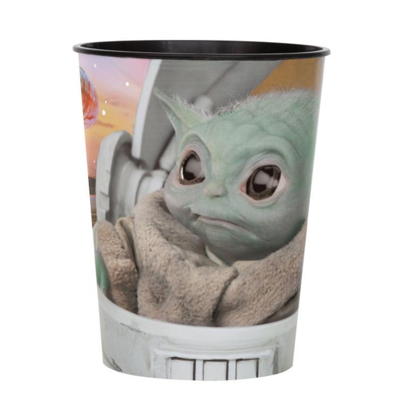 Buy Kids Birthday Baby Yoda plastic favor cup sold at Party Expert