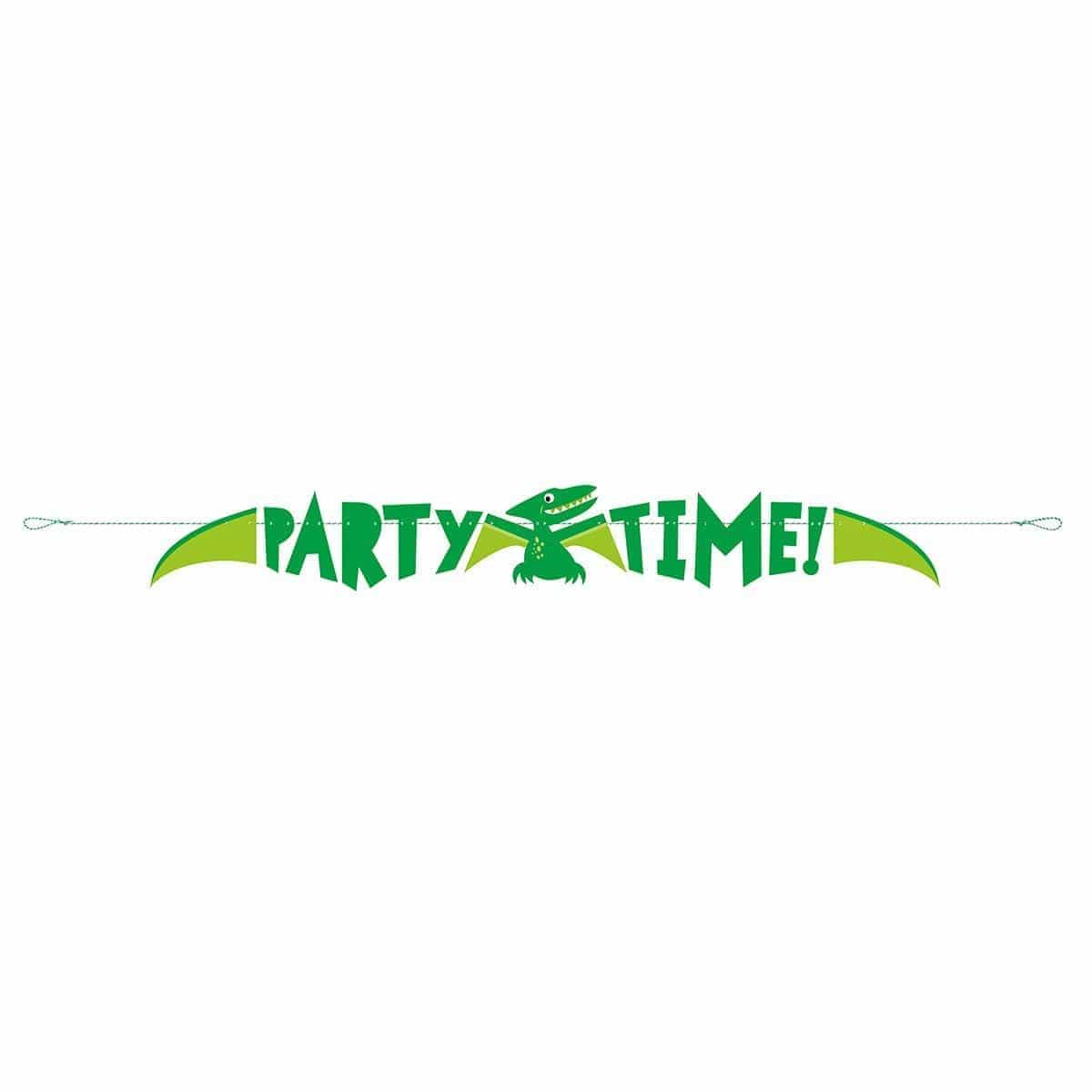 Buy Kids Birthday Blue & Green Dinosaur Banner sold at Party Expert