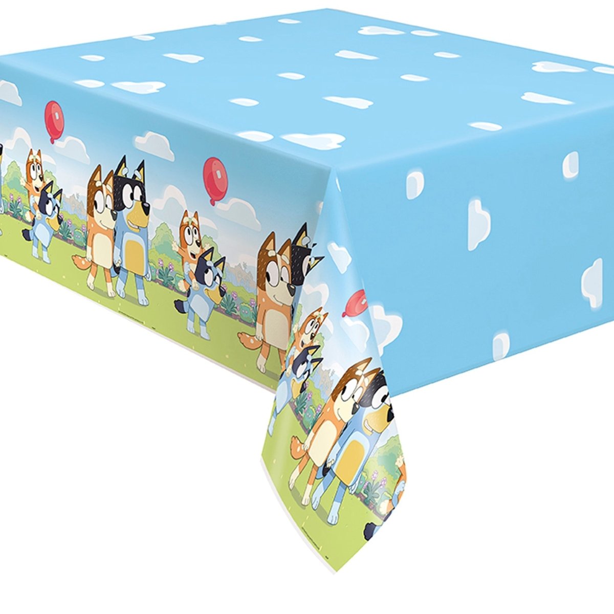 UNIQUE PARTY FAVORS Kids Birthday Bluey Plastic Tablecover, 54 x 84 Inches 0011179295036