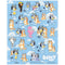 UNIQUE PARTY FAVORS Kids Birthday Bluey Sticker Sheet, 92 Count 0011179296286