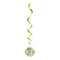 UNIQUE PARTY FAVORS Kids Birthday Bluey Swirl Decoration, 26 Inches, 3 Count 0011179296293