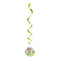 UNIQUE PARTY FAVORS Kids Birthday Bluey Swirl Decoration, 26 Inches, 3 Count 0011179296293
