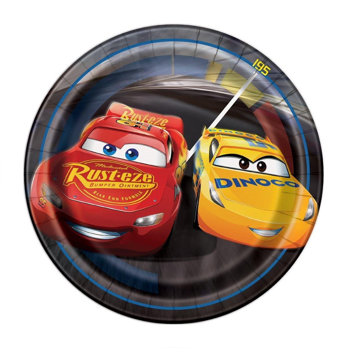 Cars 3 Paper Plates 7 Inches Party Supplies Party Expert