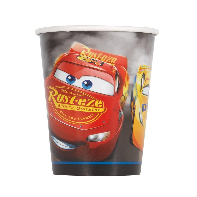 Buy Kids Birthday Cars 3 paper cups 9 ounces. 8 per package sold at Party Expert