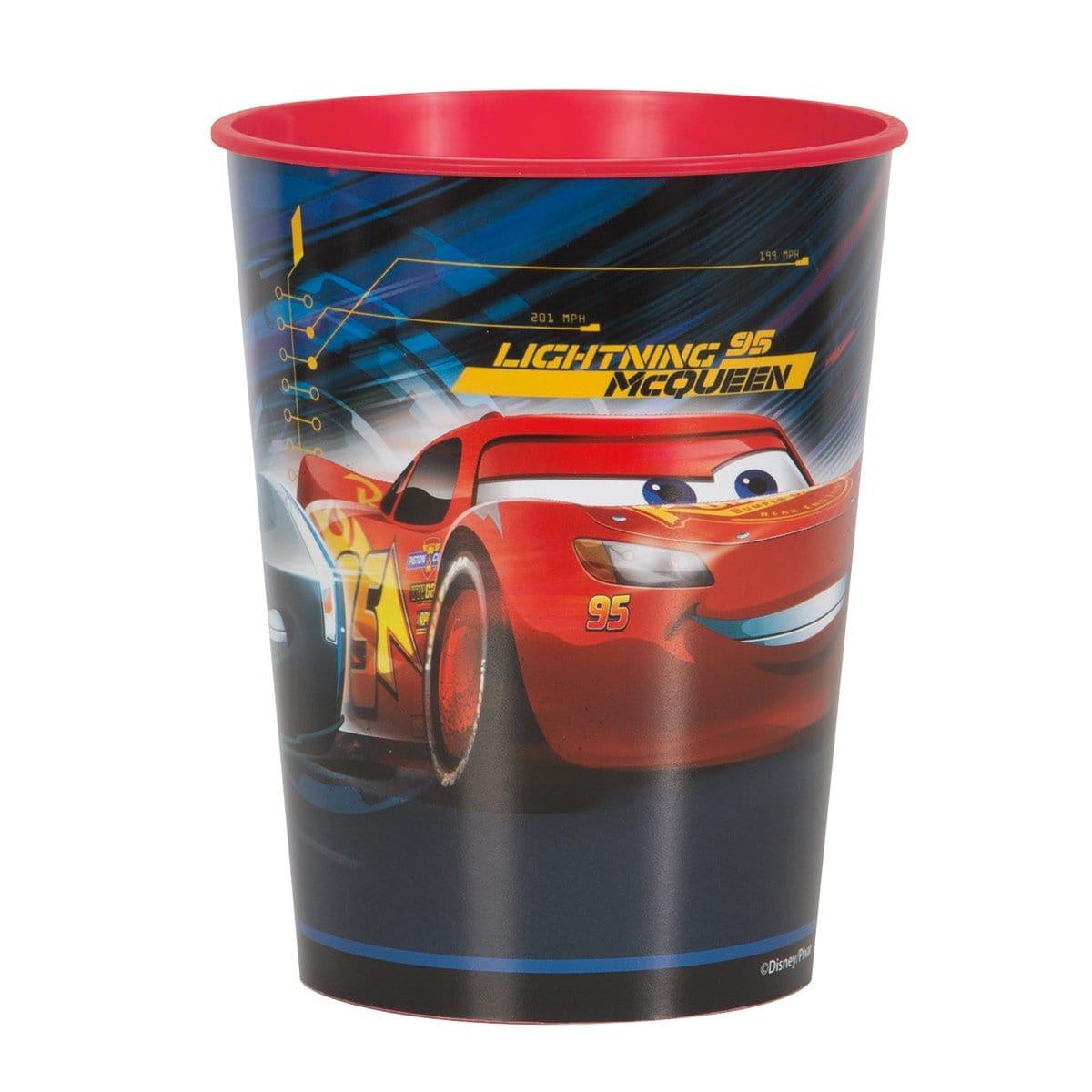Buy Kids Birthday Cars 3 plastic favor cup sold at Party Expert