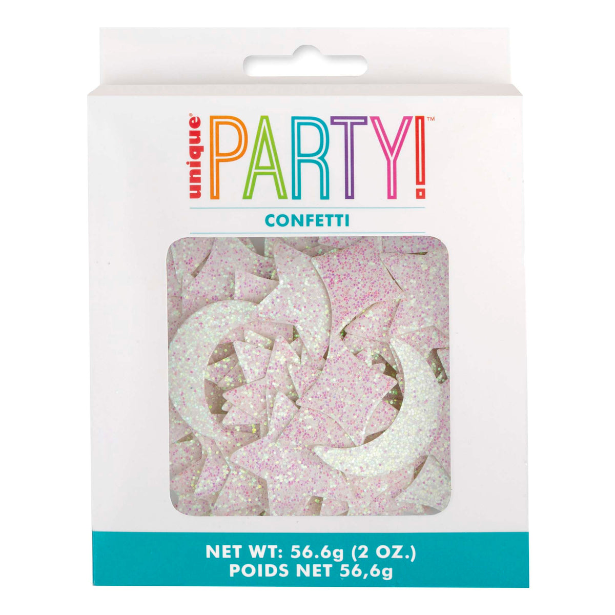 UNIQUE PARTY FAVORS Kids Birthday Celestial Confetti with Glitters, 2 Oz, 1 Count