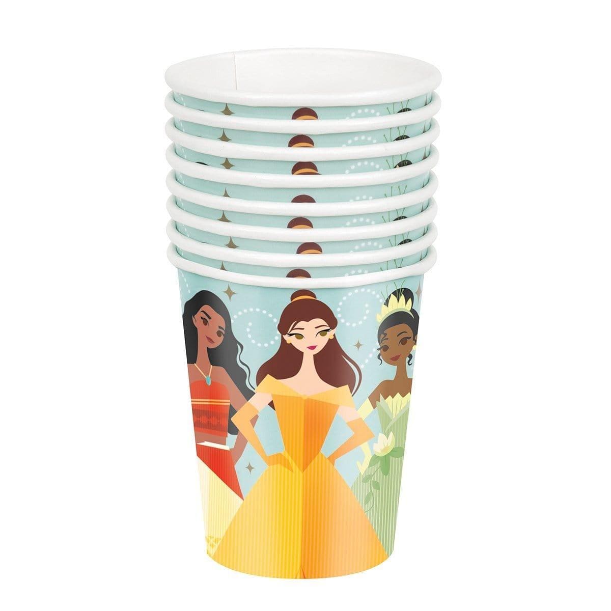 Disney Princess Paper Cups 9 oz., 8 Count | Party Supplies – Party Expert
