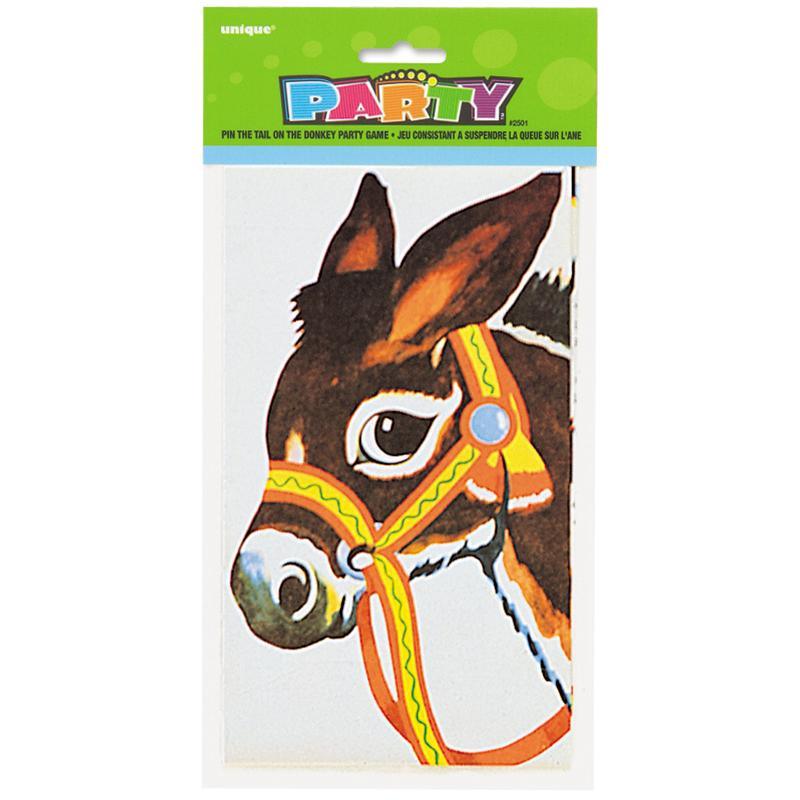 Buy Kids Birthday Donkey pin the tail game sold at Party Expert