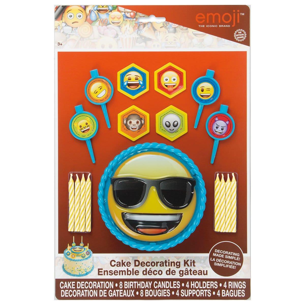Buy Kids Birthday Emoji cake decorating kit sold at Party Expert