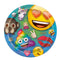 Buy Kids Birthday Emoji Dessert Plates 7 inches, 8 per package sold at Party Expert