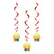 Buy Kids Birthday Emoji swirl decorations, 3 per package sold at Party Expert