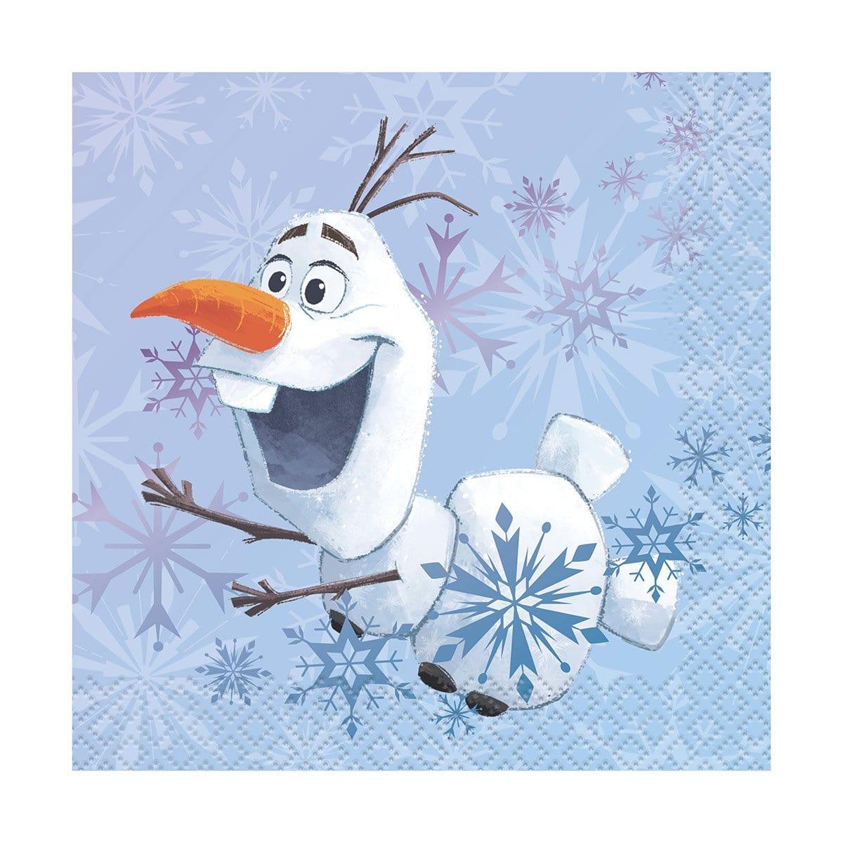 Buy Kids Birthday Frozen 2 beverage napkins, 16 per package sold at Party Expert