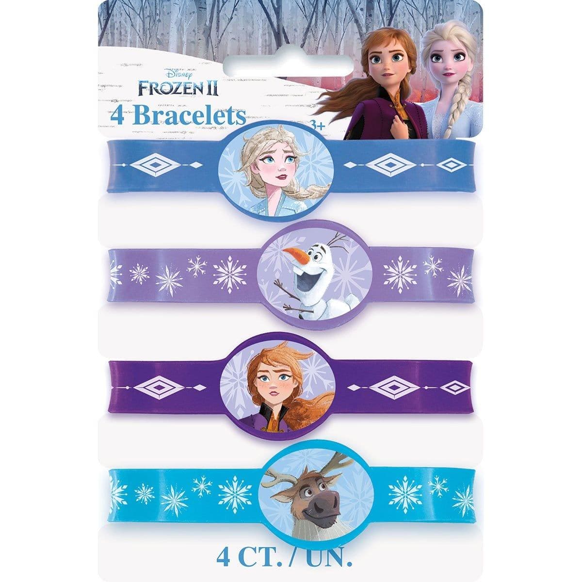 Buy Kids Birthday Frozen 2 bracelets, 4 per package sold at Party Expert