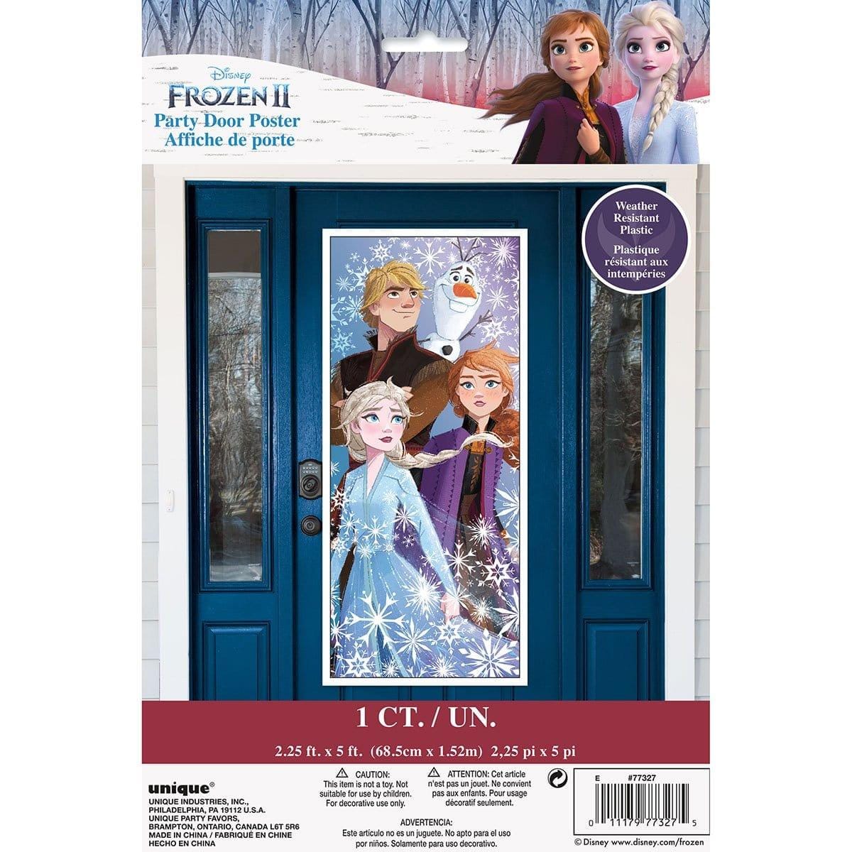 Buy Kids Birthday Frozen 2 door decoration sold at Party Expert