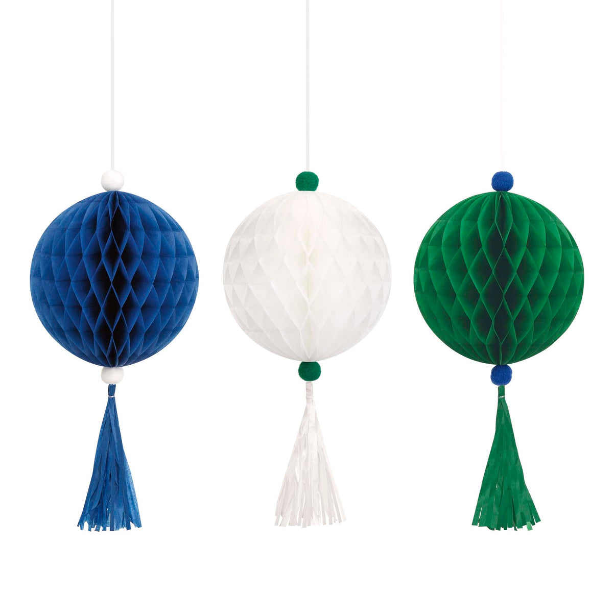 UNIQUE PARTY FAVORS Kids Birthday Gamer Birthday Honeycomb Hanging Decorations, 3 Count