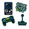 UNIQUE PARTY FAVORS Kids Birthday Gamer Birthday Wall Decals, 4 Count