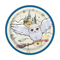 UNIQUE PARTY FAVORS Kids Birthday Harry Potter Dessert Paper Plates, 7 in, 8 Count