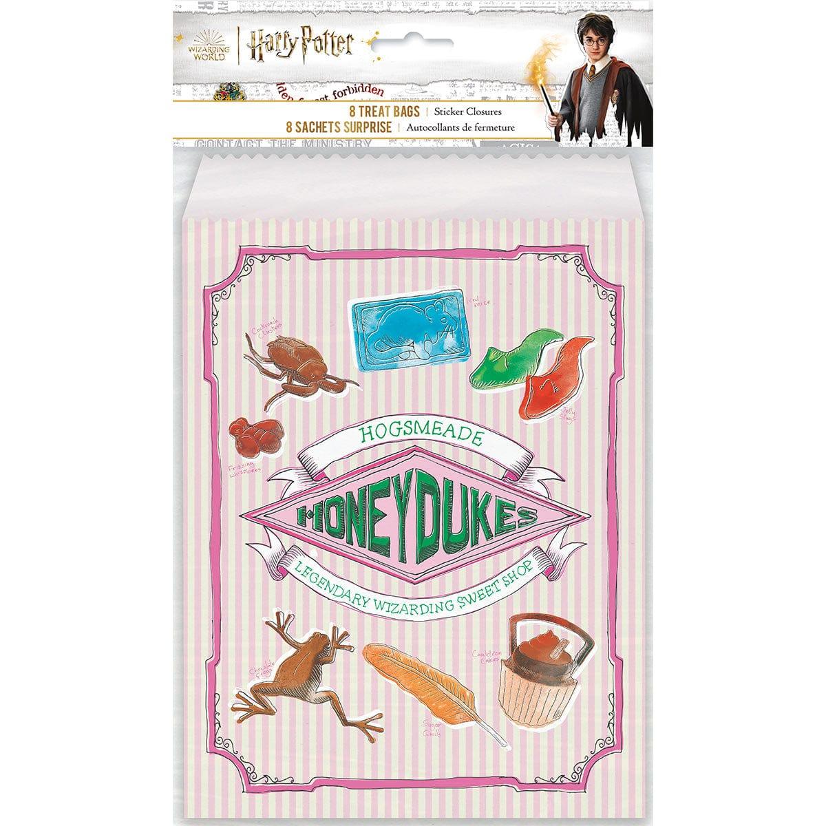 UNIQUE PARTY FAVORS Kids Birthday Harry Potter Loot Bags, 8 Count