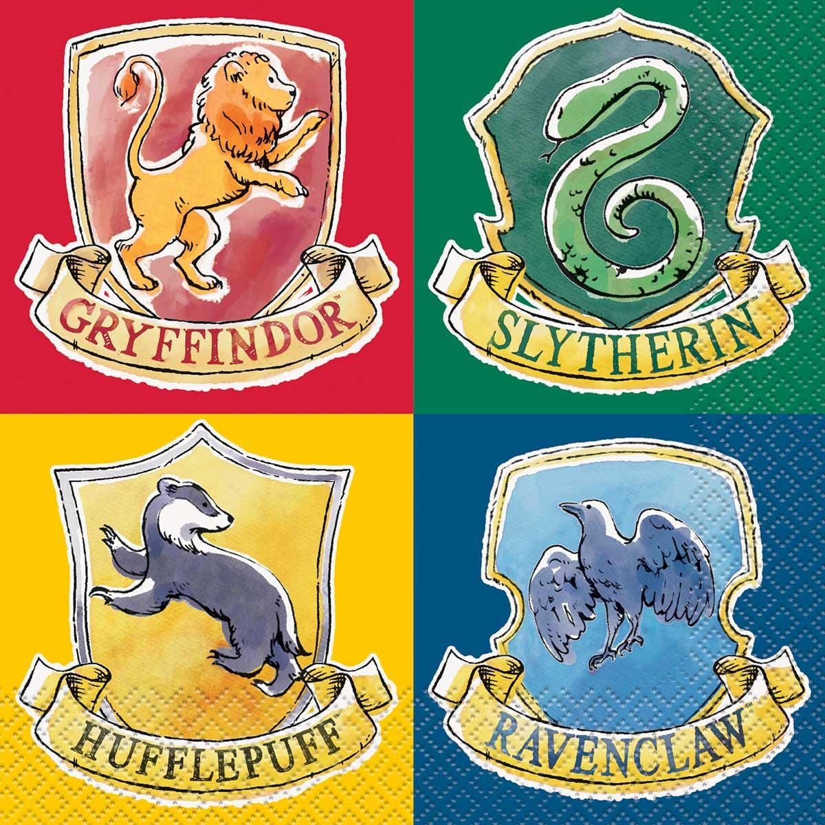 UNIQUE PARTY FAVORS Kids Birthday Harry Potter Lunch Napkins, 16 Count