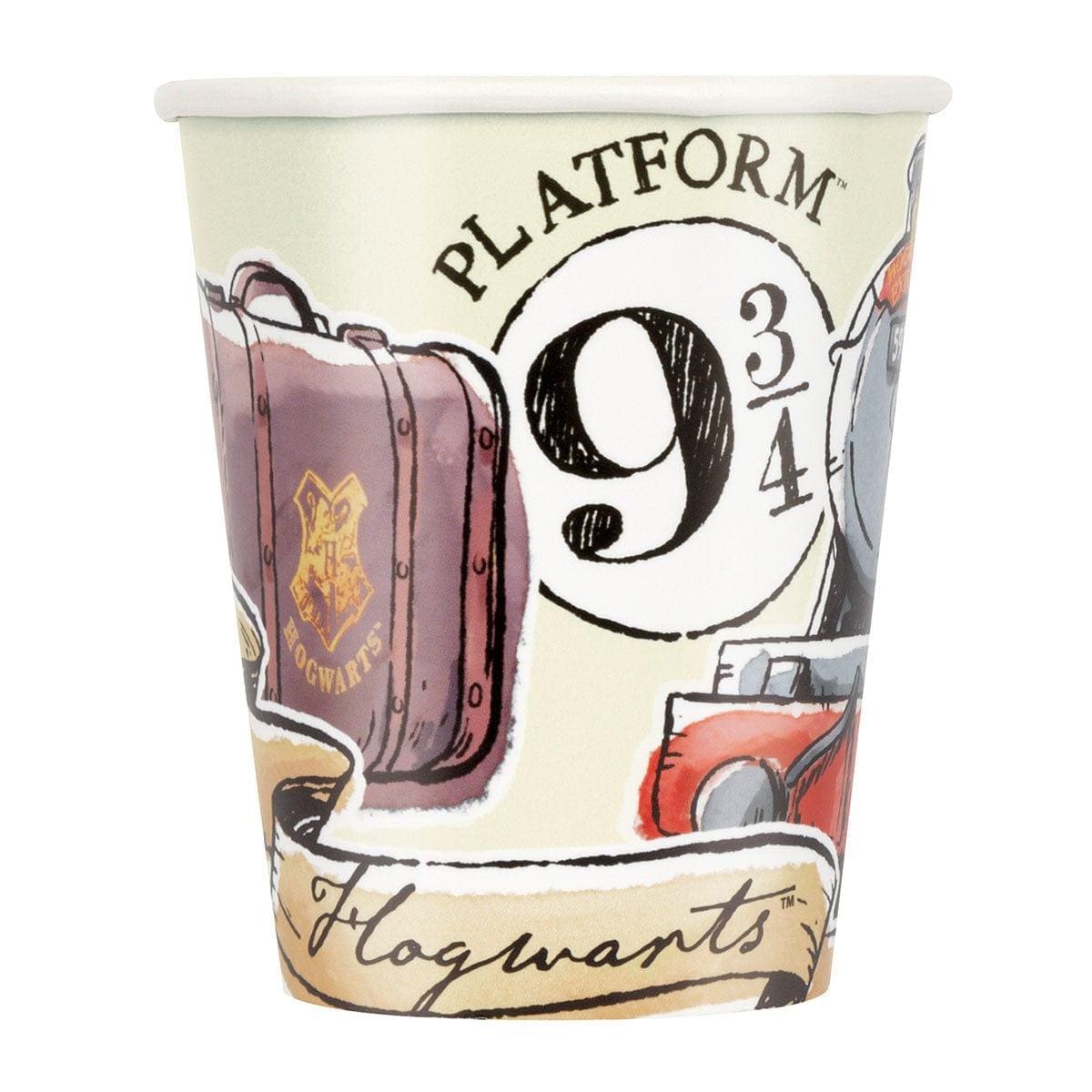 UNIQUE PARTY FAVORS Kids Birthday Harry Potter Paper Cups, 9 oz, 8 Count