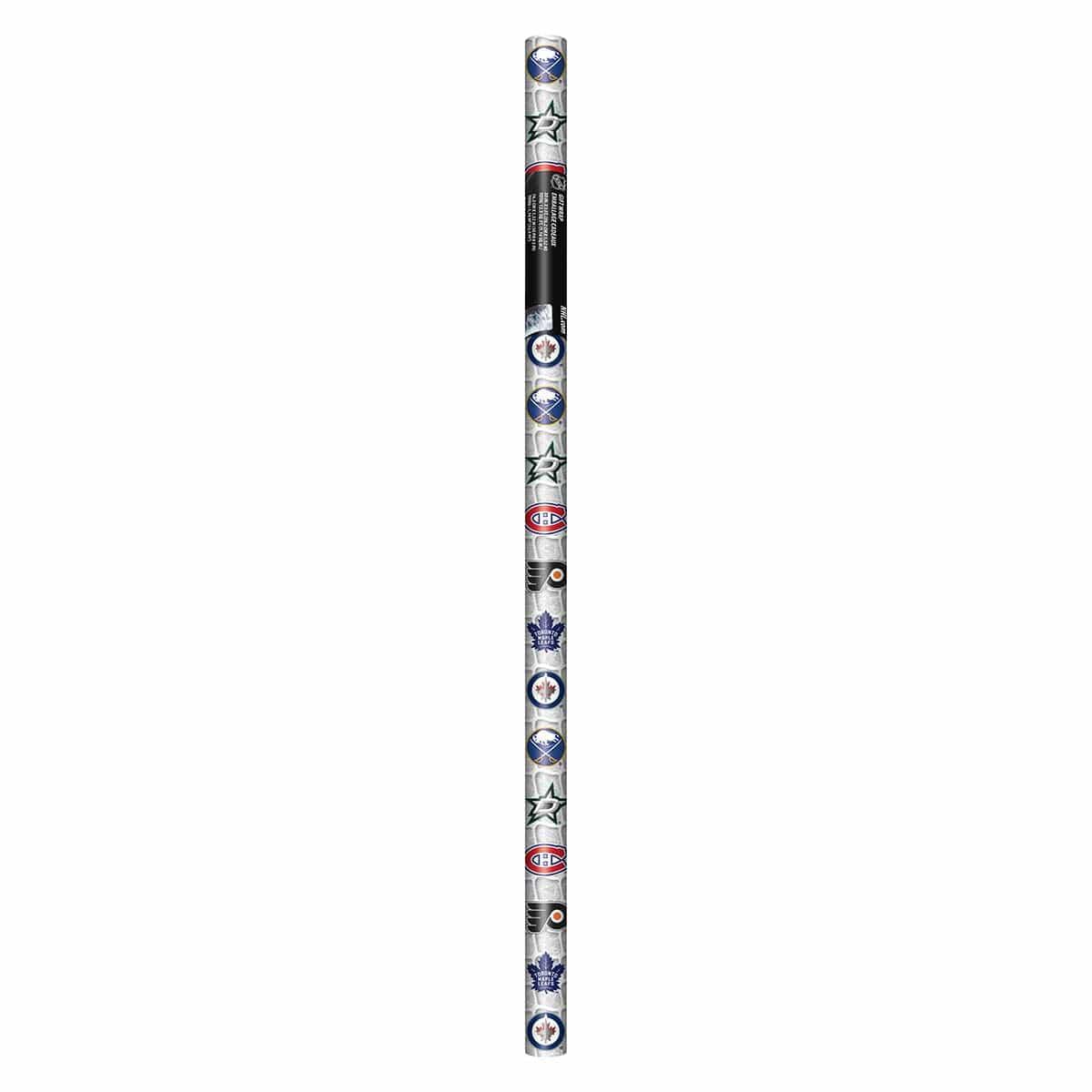 UNIQUE PARTY FAVORS Kids Birthday Hockey NHL Gift Wrap Roll, 5 ft