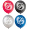 UNIQUE PARTY FAVORS Kids Birthday Hockey NHL Latex Balloons, 12 in, 8 Count