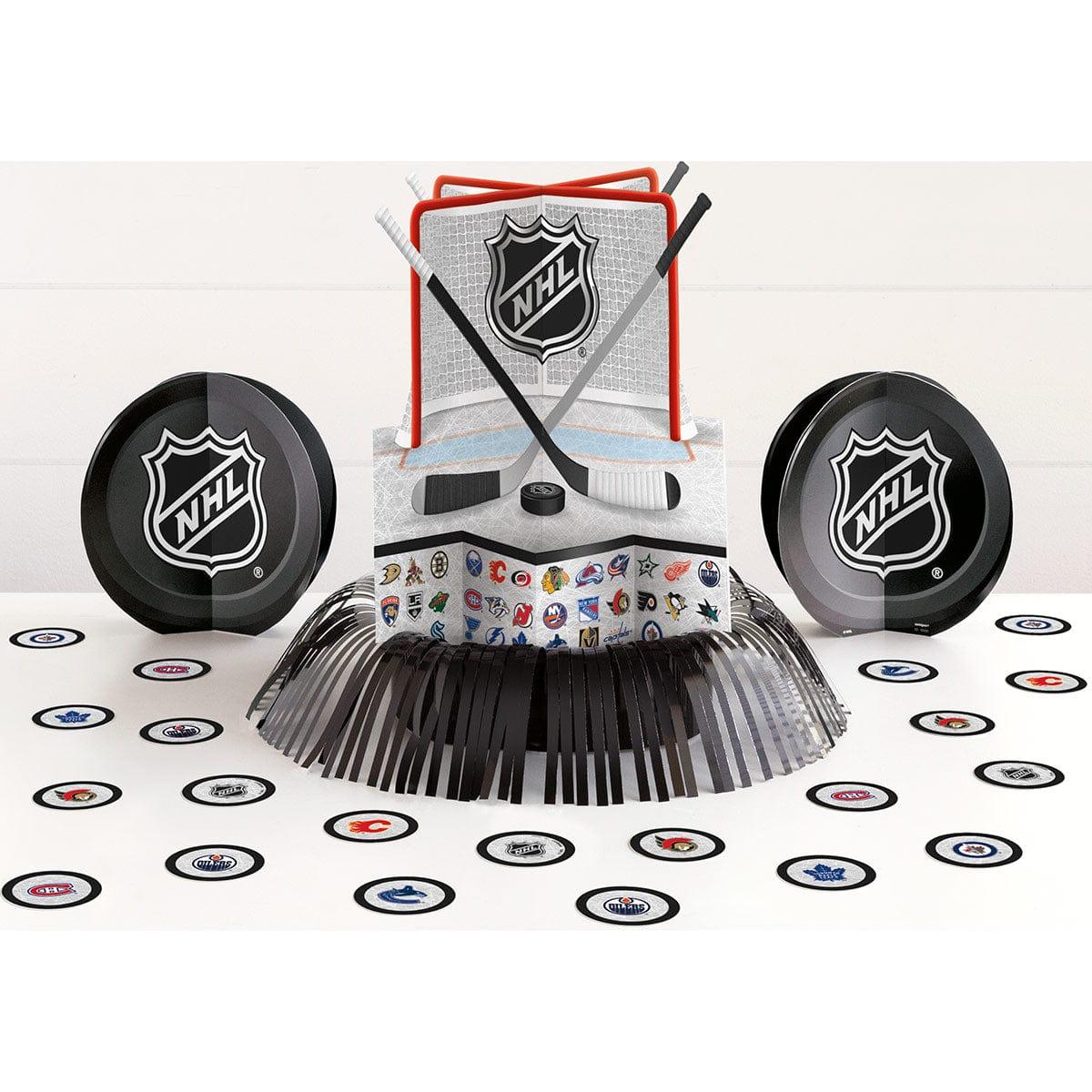 UNIQUE PARTY FAVORS Kids Birthday Hockey NHL Table Decorating Kit