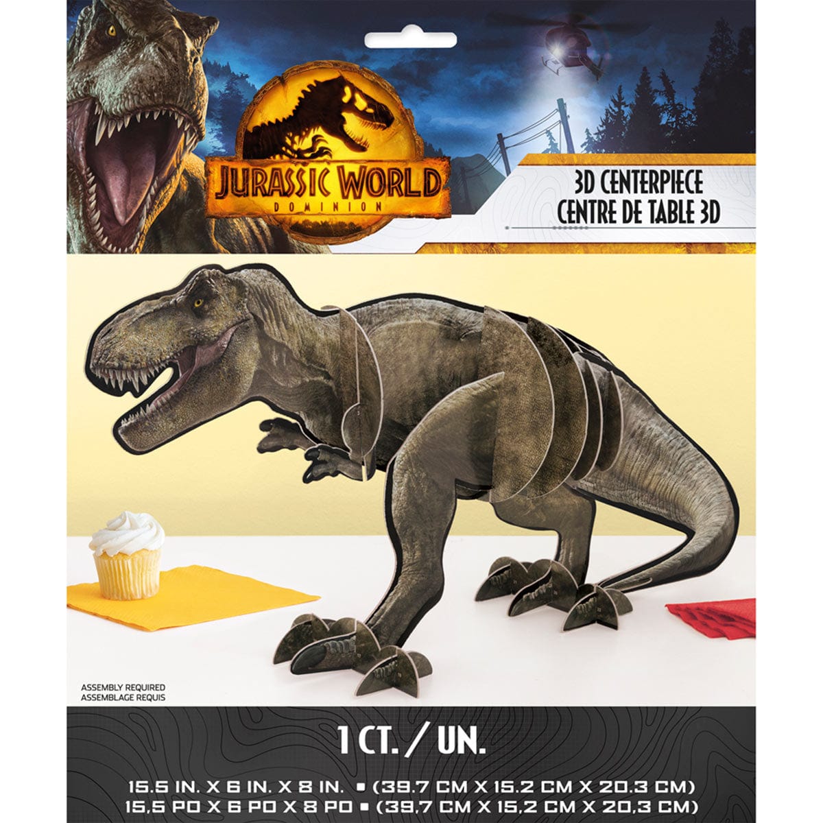 Jurassic World 3D Dinosaur Centerpiece Decoration Party Supplies Party Expert