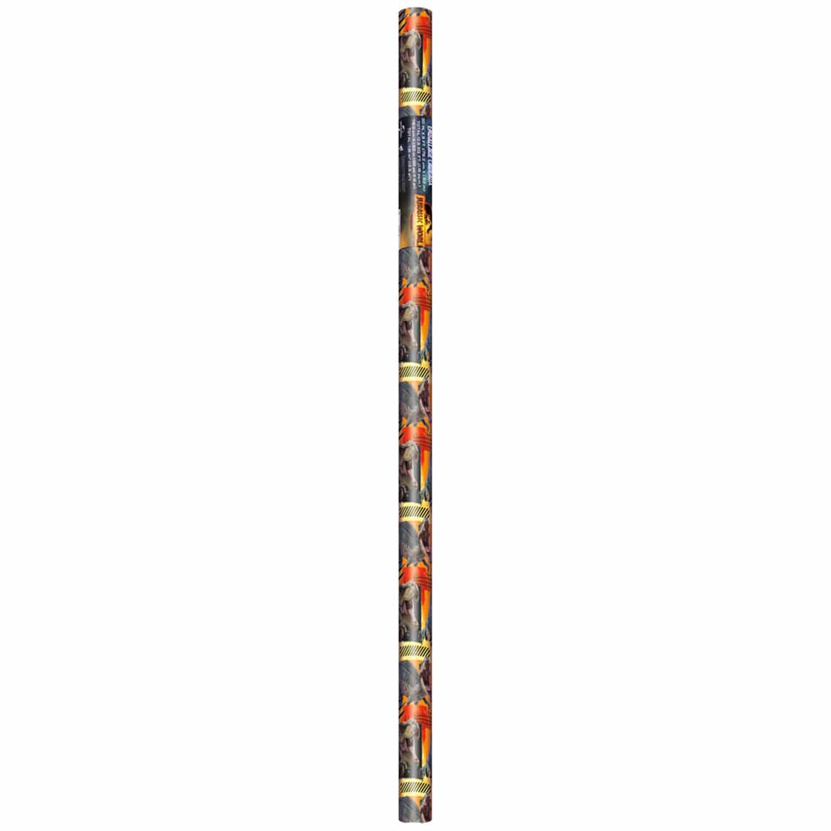 UNIQUE PARTY FAVORS Kids Birthday Jurassic World Gift Wrap Roll with Dinosaurs, 5 ft
