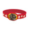 UNIQUE PARTY FAVORS Kids Birthday Jurassic World Silicon Strechy Bracelets, Red, Black, Yellow and Orange, 4 Count