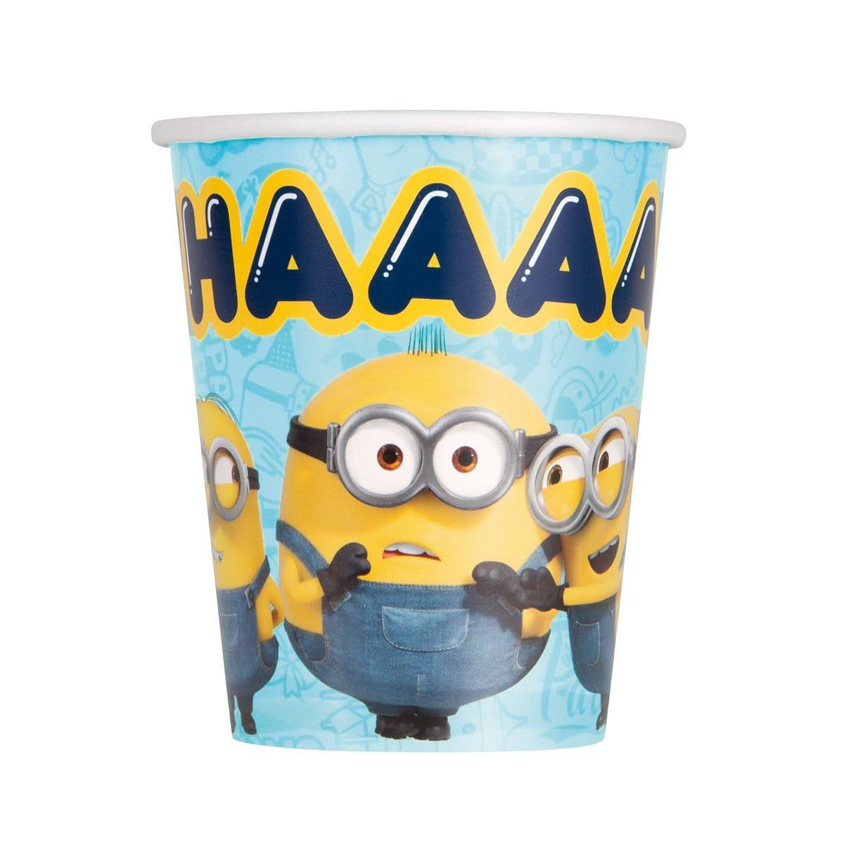 Buy Kids Birthday Minions Paper Cups 9 Ounces, 8 Counts sold at Party Expert