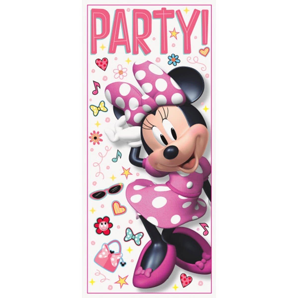 Buy Kids Birthday Minnie Mouse Forever door decorations sold at Party Expert