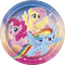 UNIQUE PARTY FAVORS Kids Birthday My Little Pony Birthday Large Round Lunch Paper Plates, 9 Inches, 8 Count