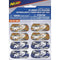 Buy Kids Birthday Nerf stickers, 16 per package sold at Party Expert